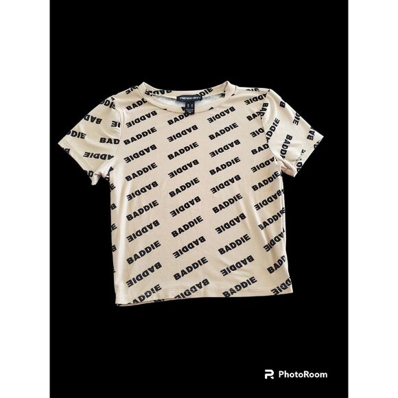 Streetwear Society Crop Top (Baddie) Stretch T-Shirt Size Small - Picture 1 of 1